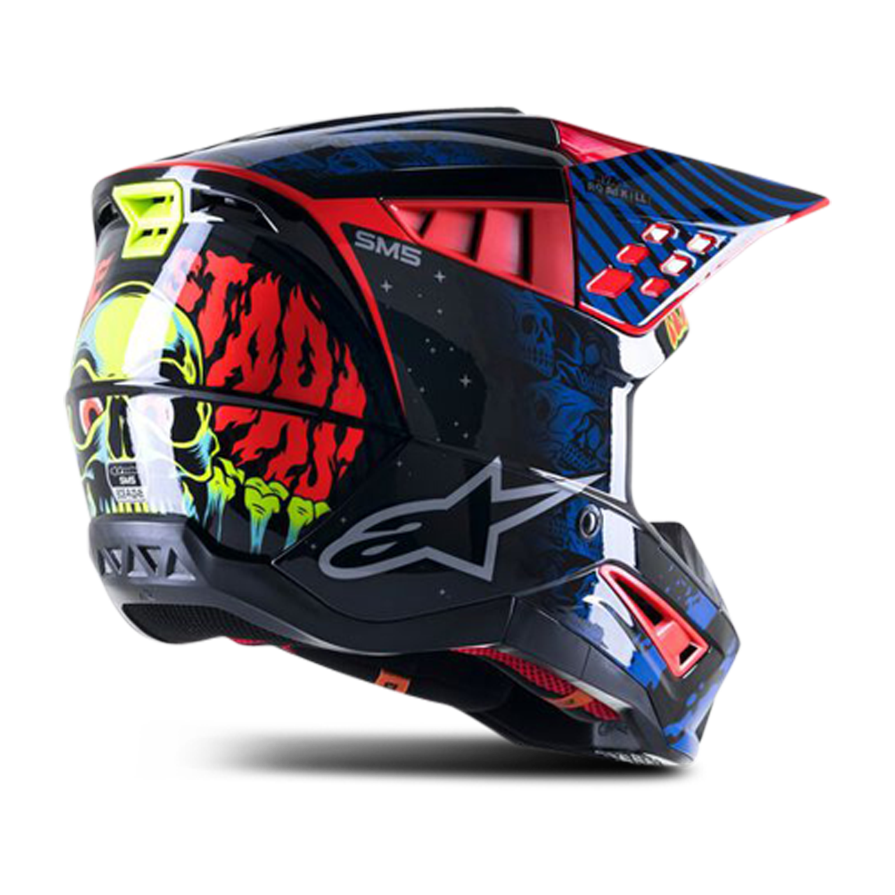 Casco de Cross Alpinestars SM5 Solar Flare ECE