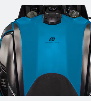 Ochranný Polep Uniracing Tank Kit Černo-Čirá