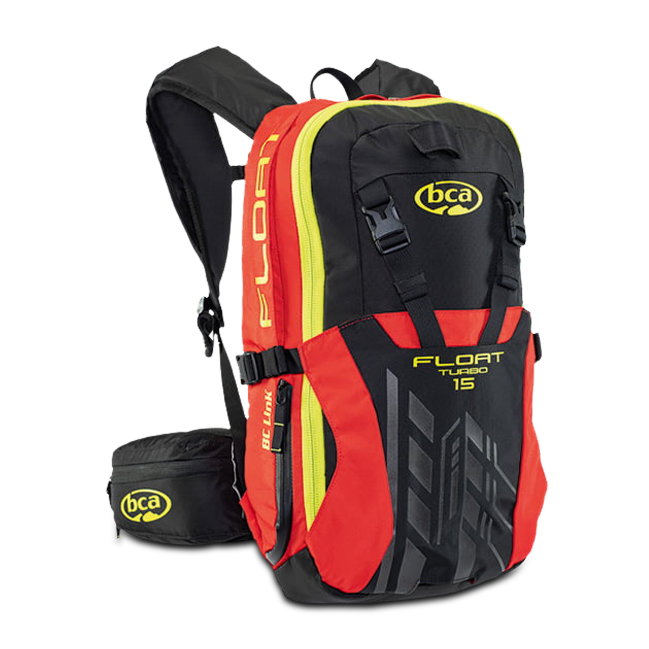 Système Airbag BCA Float 15 Turbo 2.0 Noir-Rouge-Lime