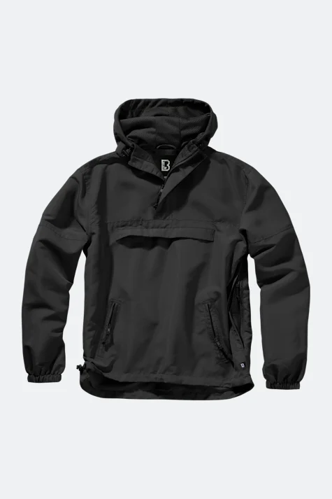 Giacca A Vento Estiva Brandit Uomo - Antivento, Idrorepellente, Con Cappuccio | Poliestere, Design Sportivo - Foto 2