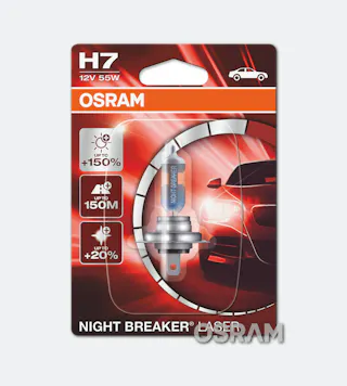 Izzók Osram Night Breaker Laser H7 12 V 55 W
