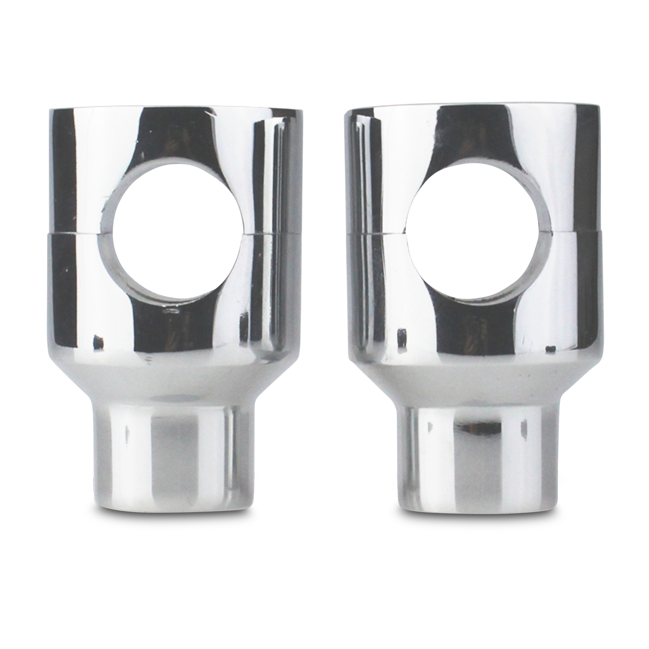 CustomAcces H-D Handlebar Risers Chrome 45x75x45mm