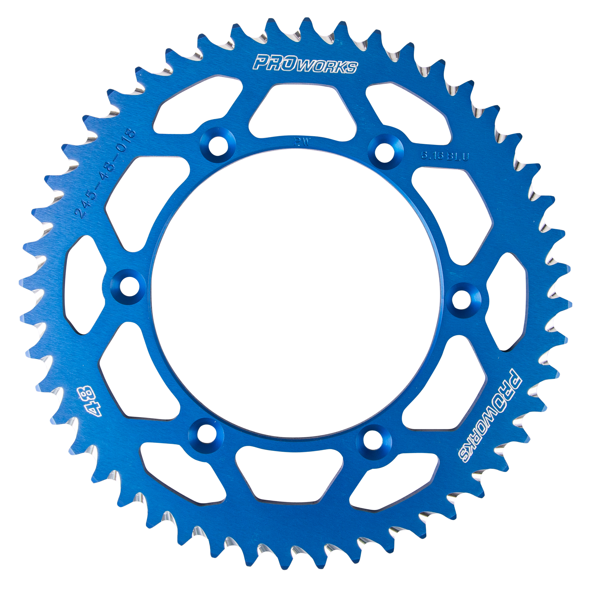 Tandwiel Achter Proworks Aluminium Blauw