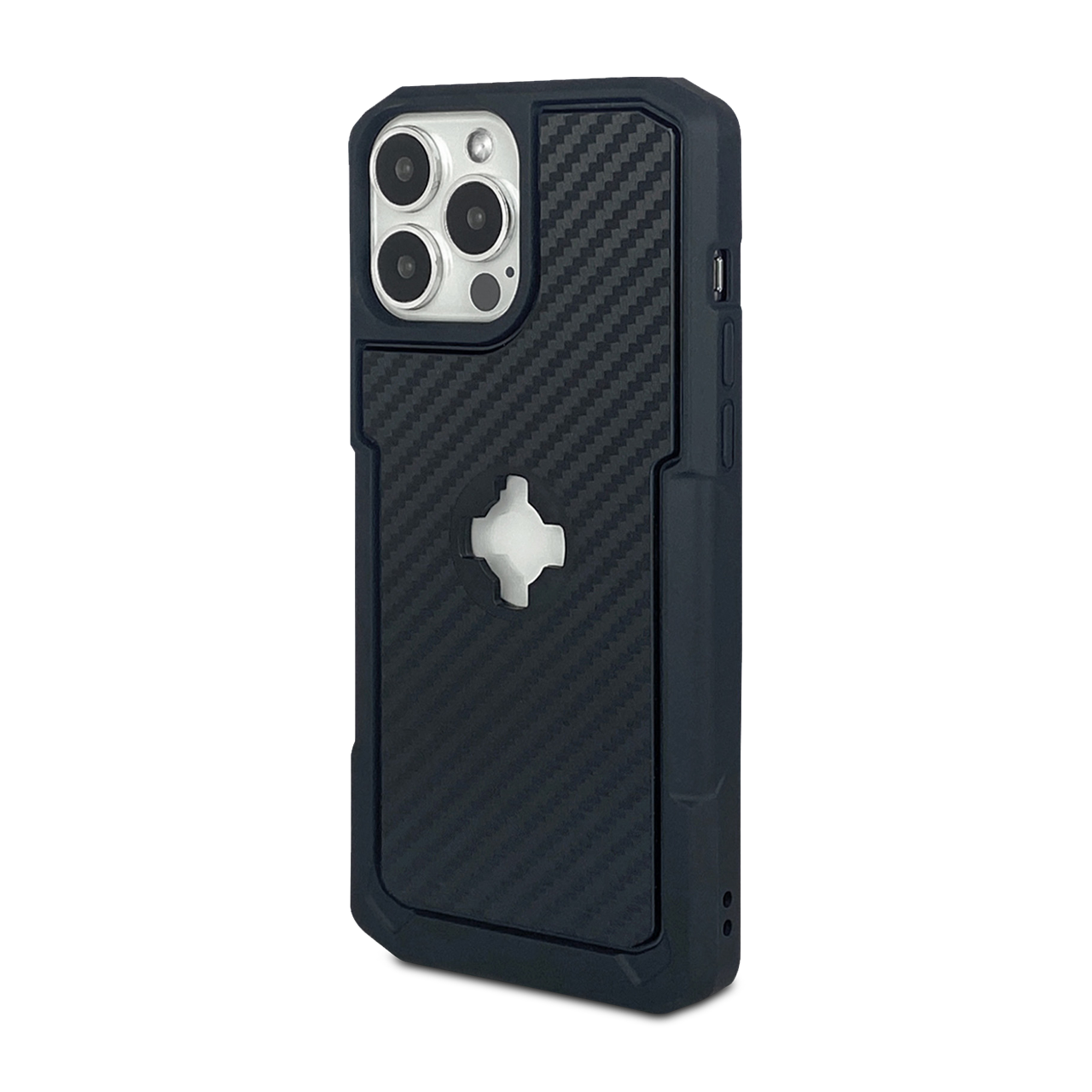 Telefoonhoes X-Guard iPhone 13 Pro Max Koolstofvezel