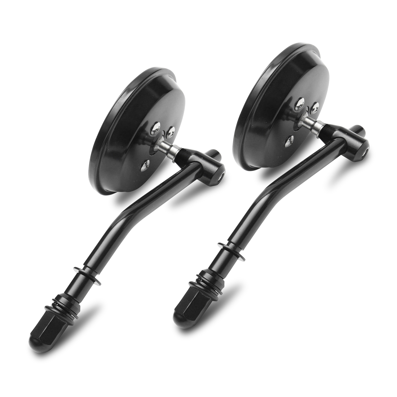 CustomAcces Dallas H-D Rear View Mirrors Black