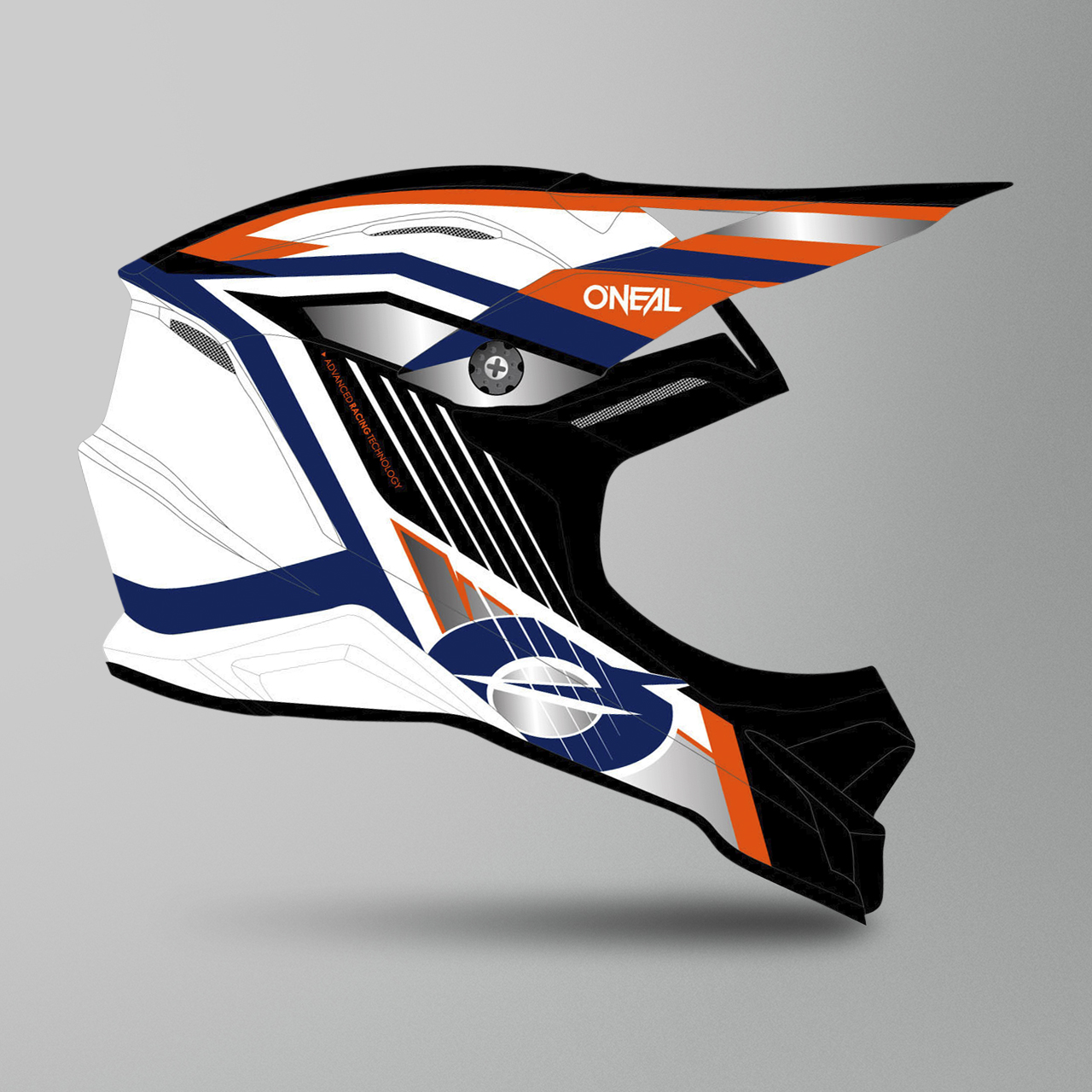 Casco de Cross O'Neal 3SRS