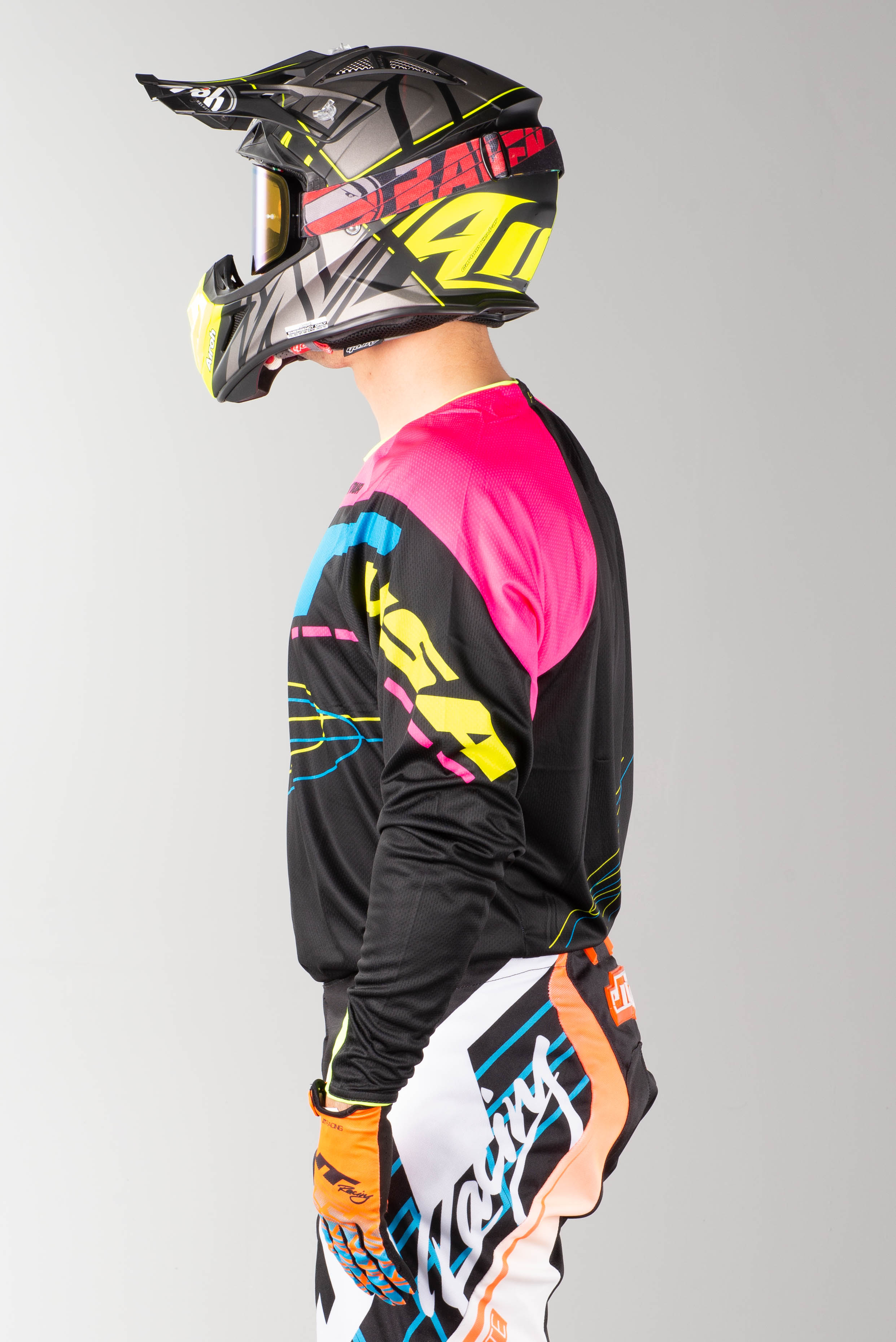 Camiseta de Cross JT Racing Hyperlite Blueprint