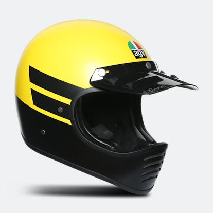 AGV X101 Full Face Helmet Dust Matt Yellow-Black - Now 23% Savings