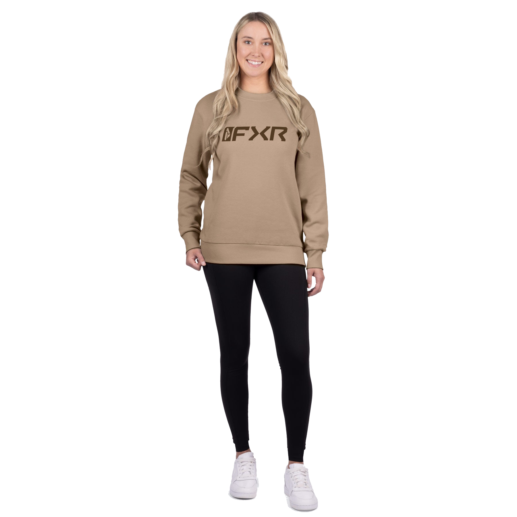 Baumwoll-Rundhalspullover FXR Mitered