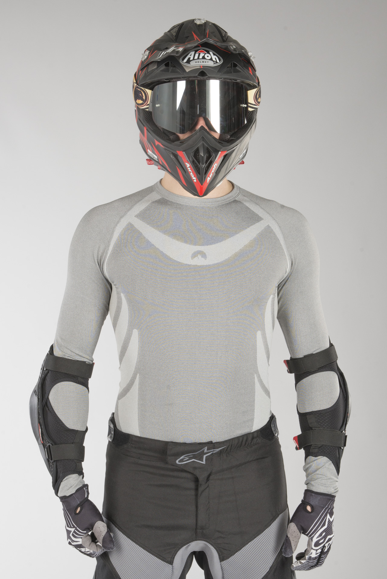 Elleboogbescherming Alpinestars Sequence Zwart-Rood