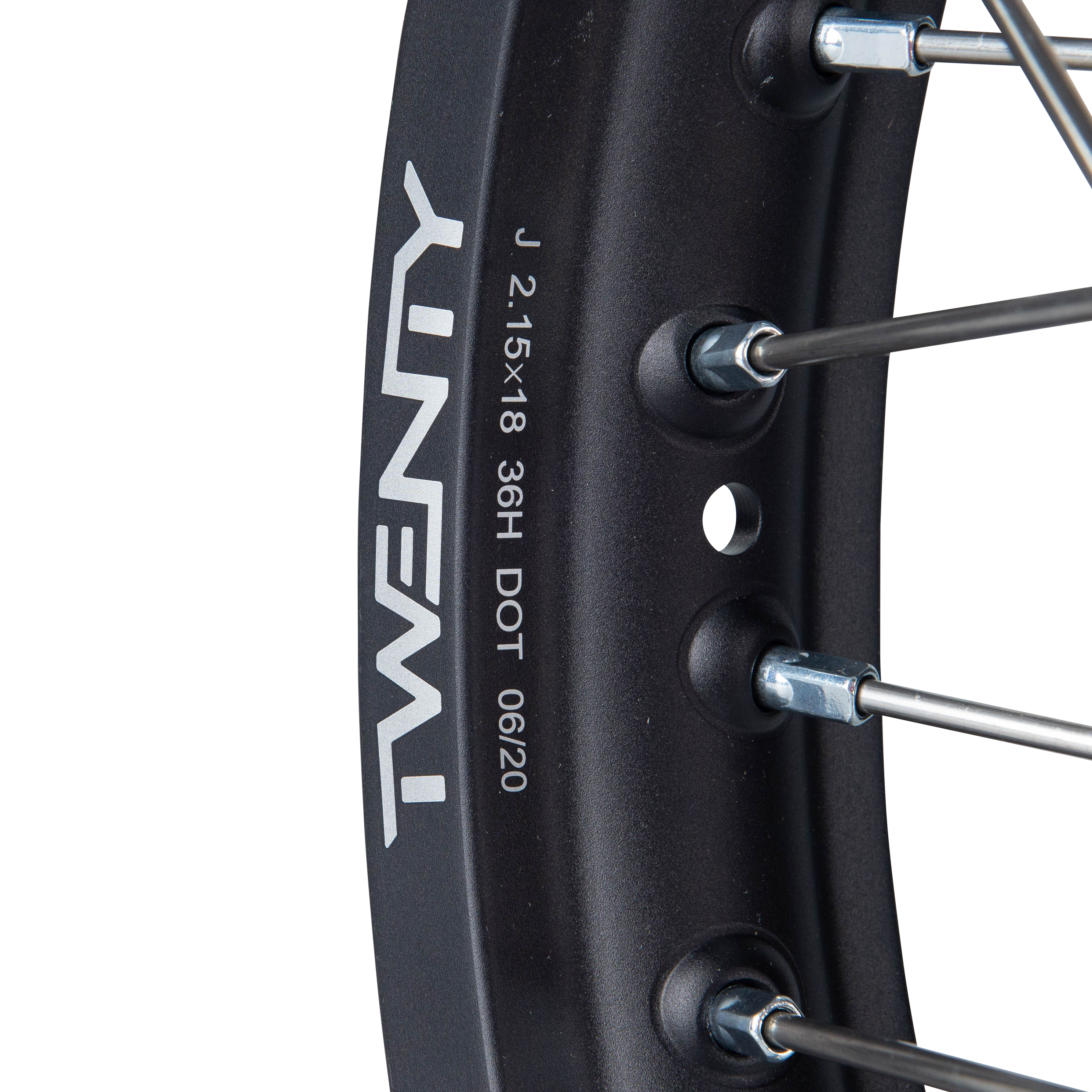 Twenty MX Rear Wheel Black-Orange 19"