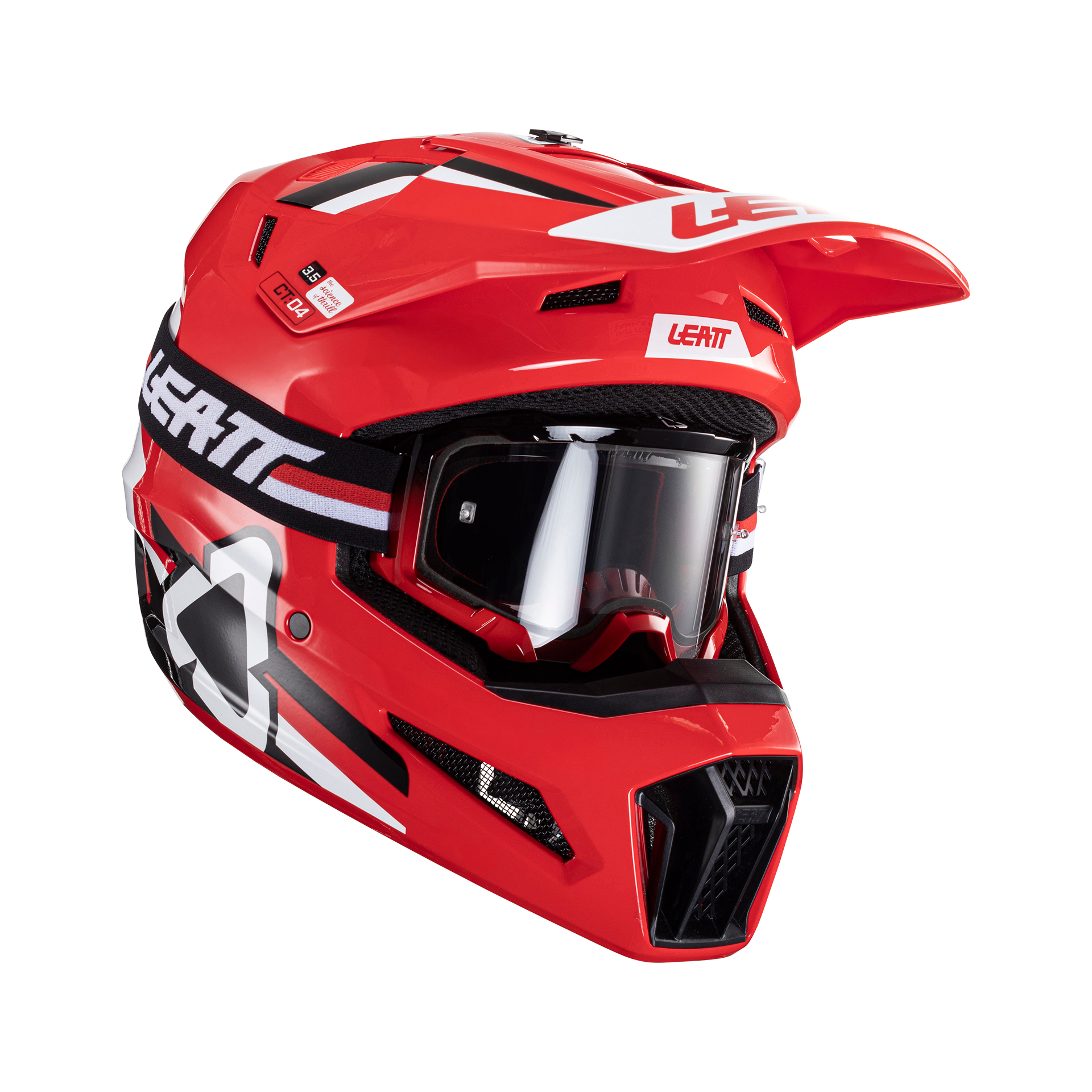 Crosshelm Kit Met Brillen Leatt Moto 3.5 V24