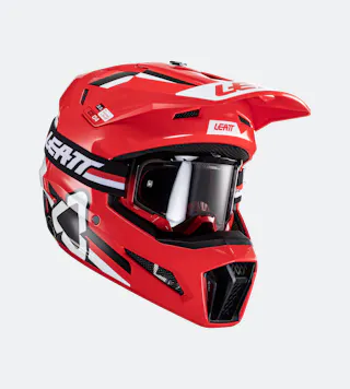 Leatt Moto 3.5 V24 MX Helmet Kit with Goggles
