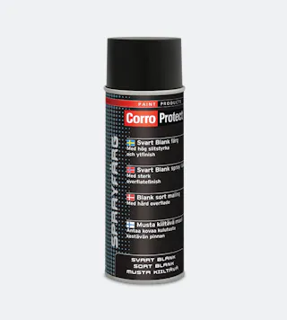 Purškiami Dažai CorroProtect Blizgūs Juodi 400 ml