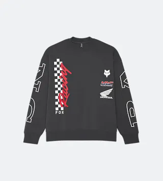 Kereknyakú Pulóver FOX Honda Túlméretezett