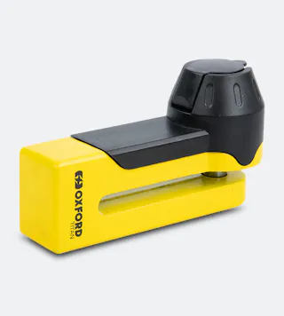 Féktárcsazár Oxford Titan 10 mm-es Csap Fekete Tartozék Tokkal