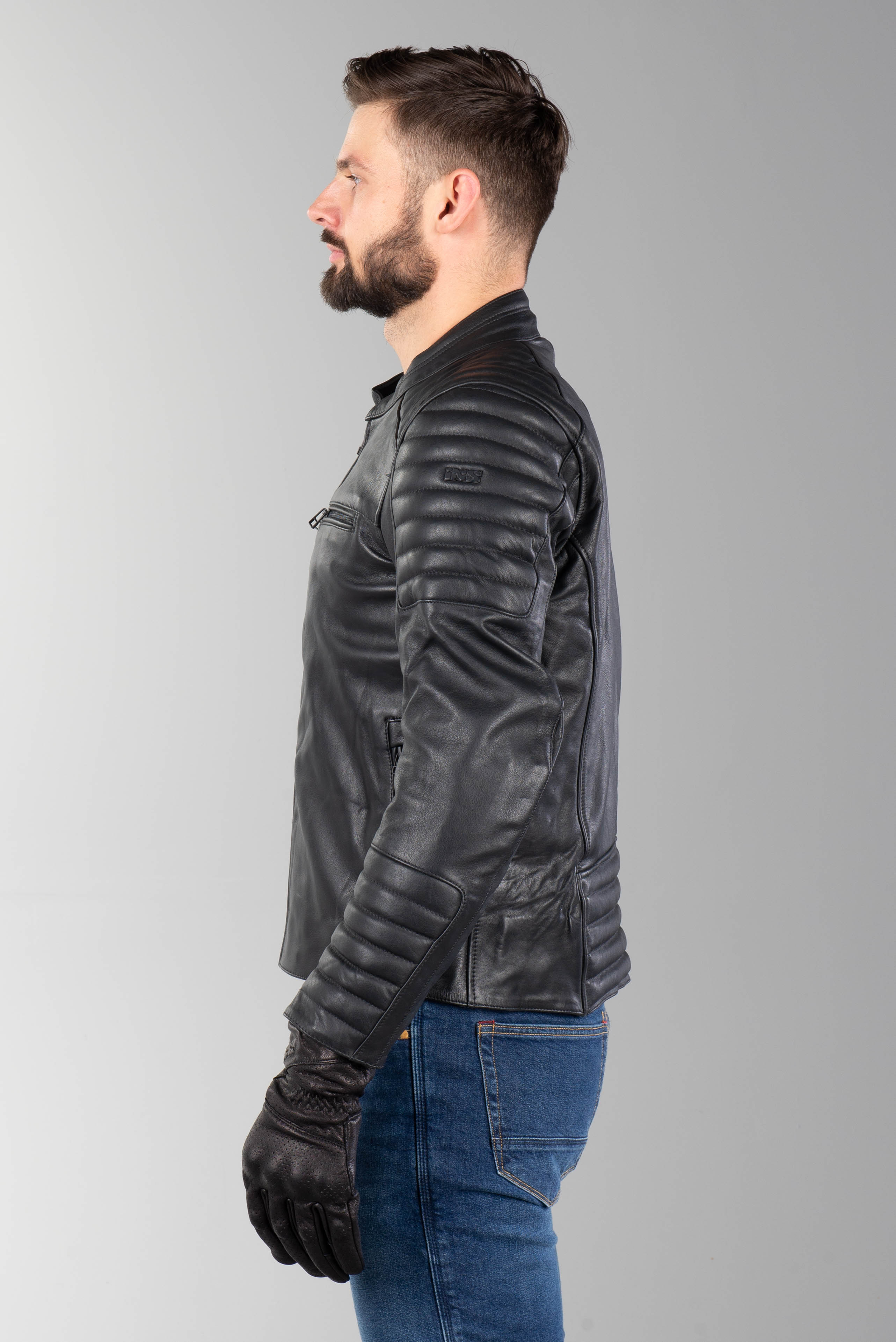 Chaqueta de Moto iXS Classic LD Dark