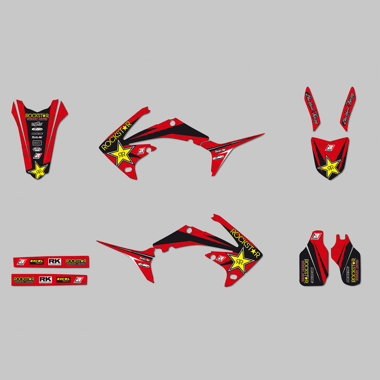 Blackbird Rockstar Energy Decal Kit