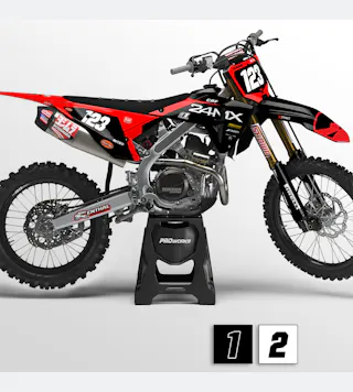 Stickerset 24MX Honda BRW