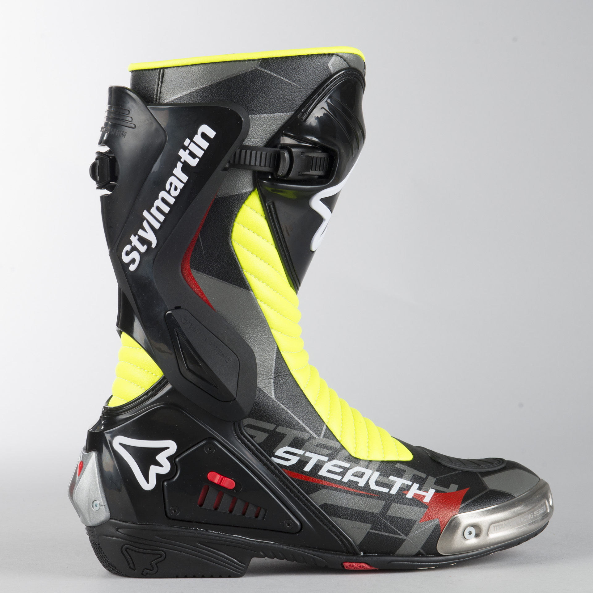 Stylmartin Stealth Evo MC Stövlar SvartNeongul Nu 10 Stylmartin Stealth Evo MC Stövlar SvartNeongul Nu 10