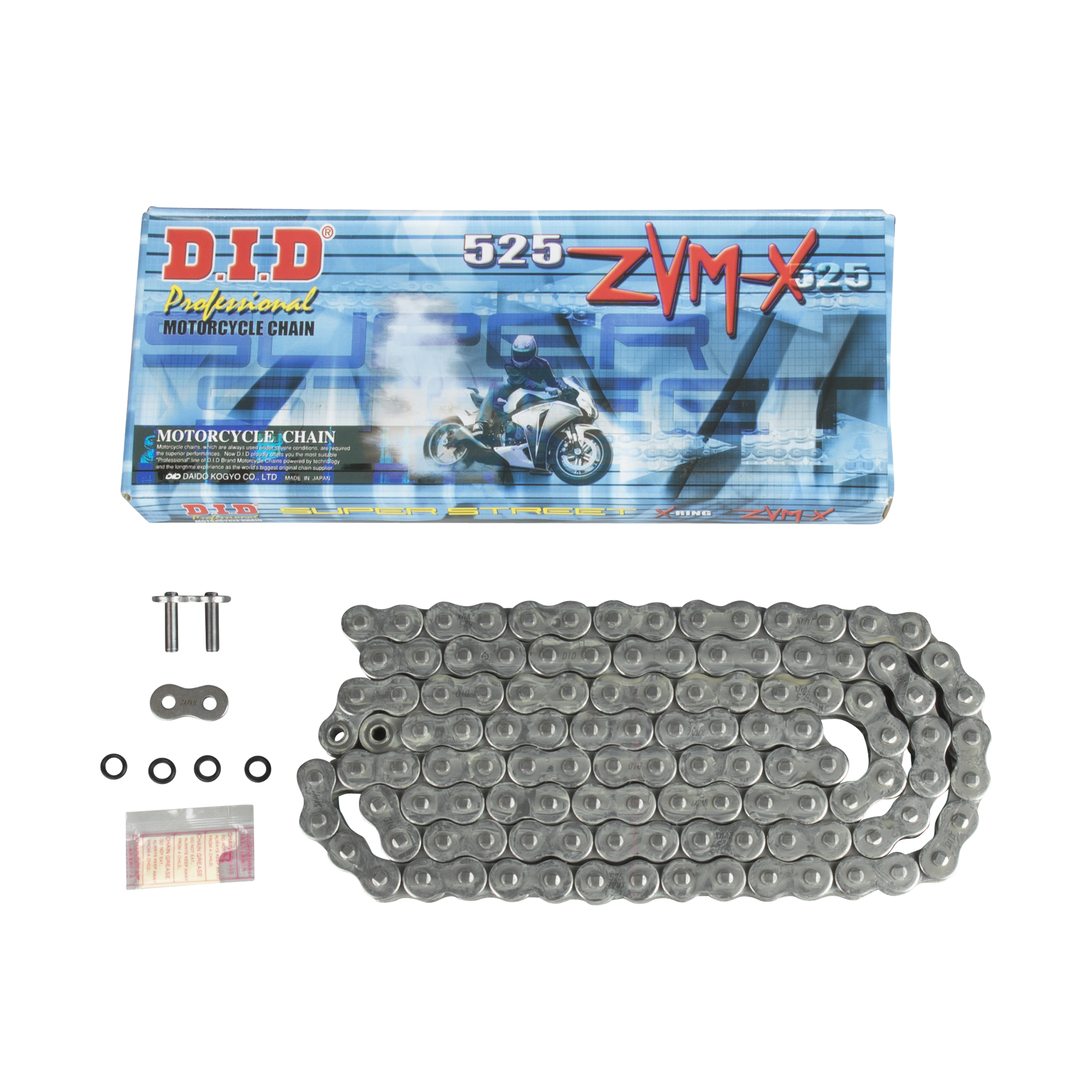 D.I.D 525ZVMX X-Ring Chain - Now 23% Savings | XLMOTO