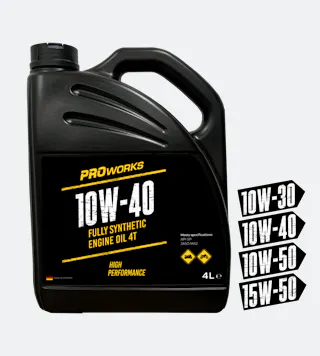 Motorový Olej Pro Motocykly Proworks 4T Plně Syntetický 4 l