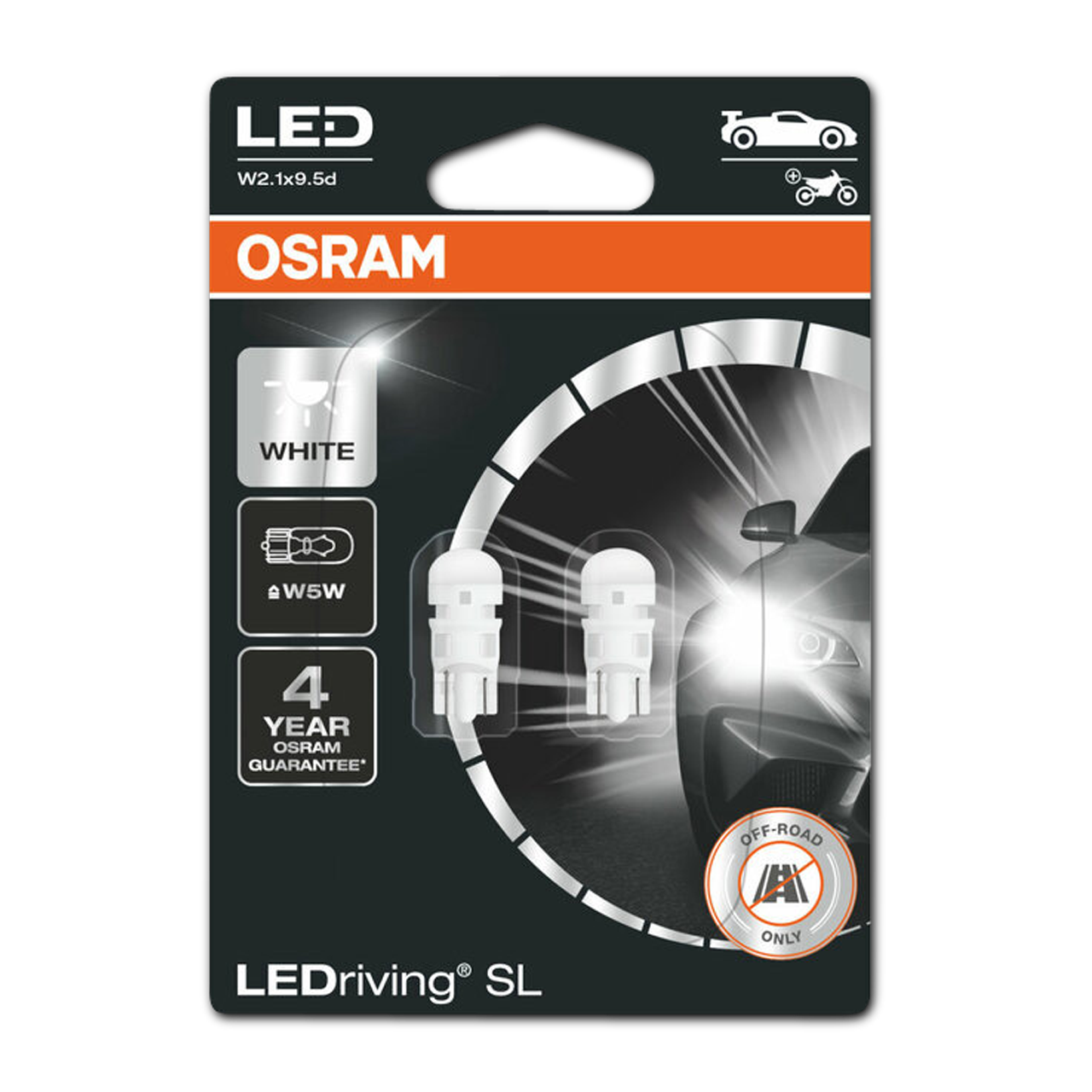 Gloeilampen Osram Retrofit LEDriving W5W 12 V 0,8 W