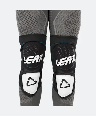 Kniebeschermer Leatt 3DF Hybrid Wit-Zwart