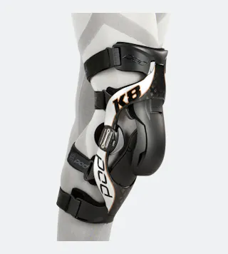 Kniebescherming POD K8 Rechts Carbon