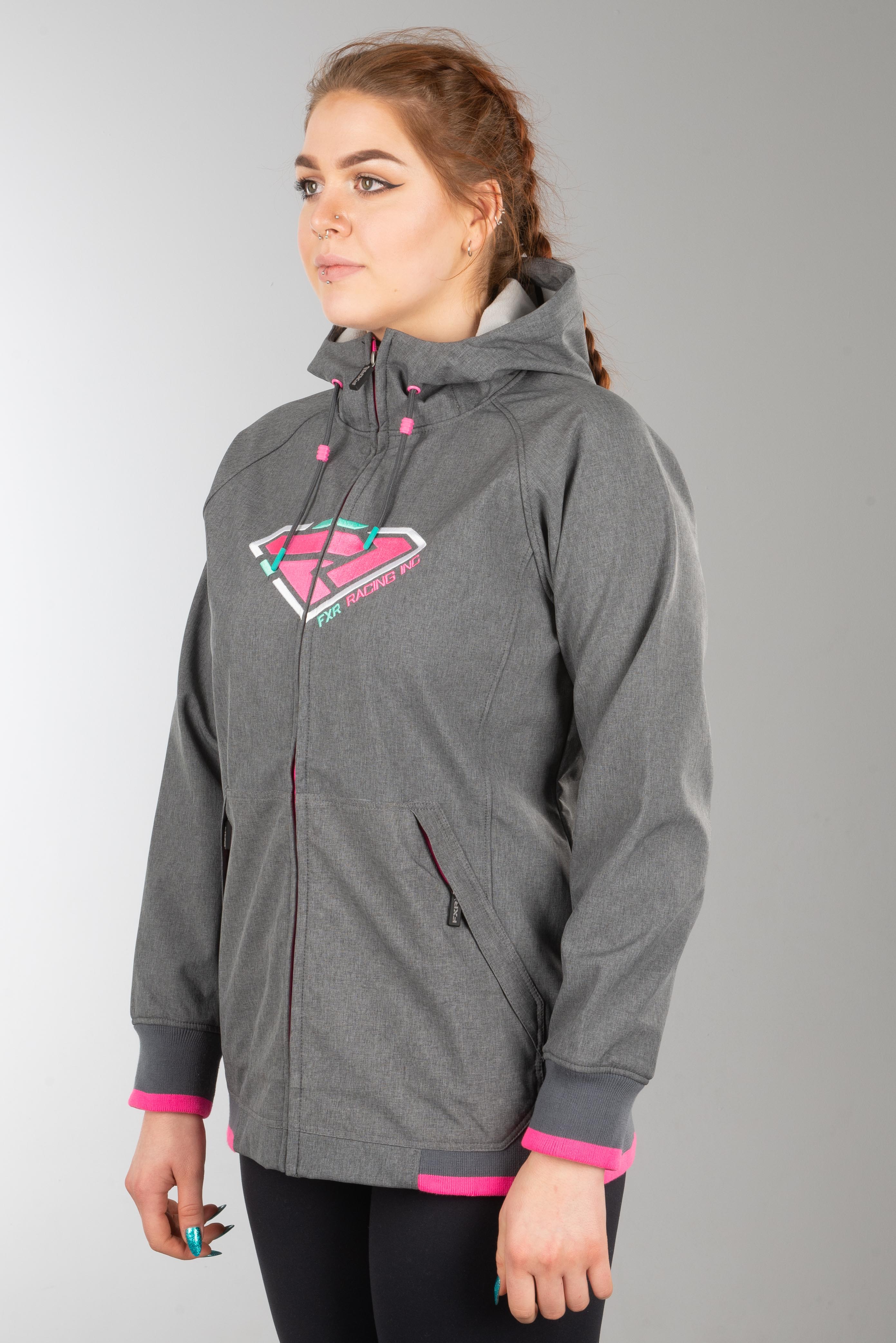 Softshell Jakke Dame FXR Iconic Grå Rosa Nå 12% Du sparer Softshell Jakke Dame FXR Iconic Grå Rosa Nå 12% Du sparer
