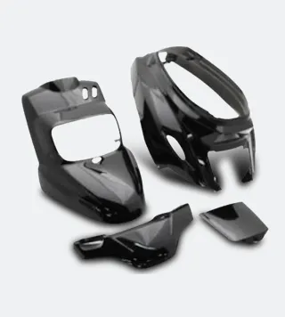 V-Parts Black 4 Piece Plastic Kit