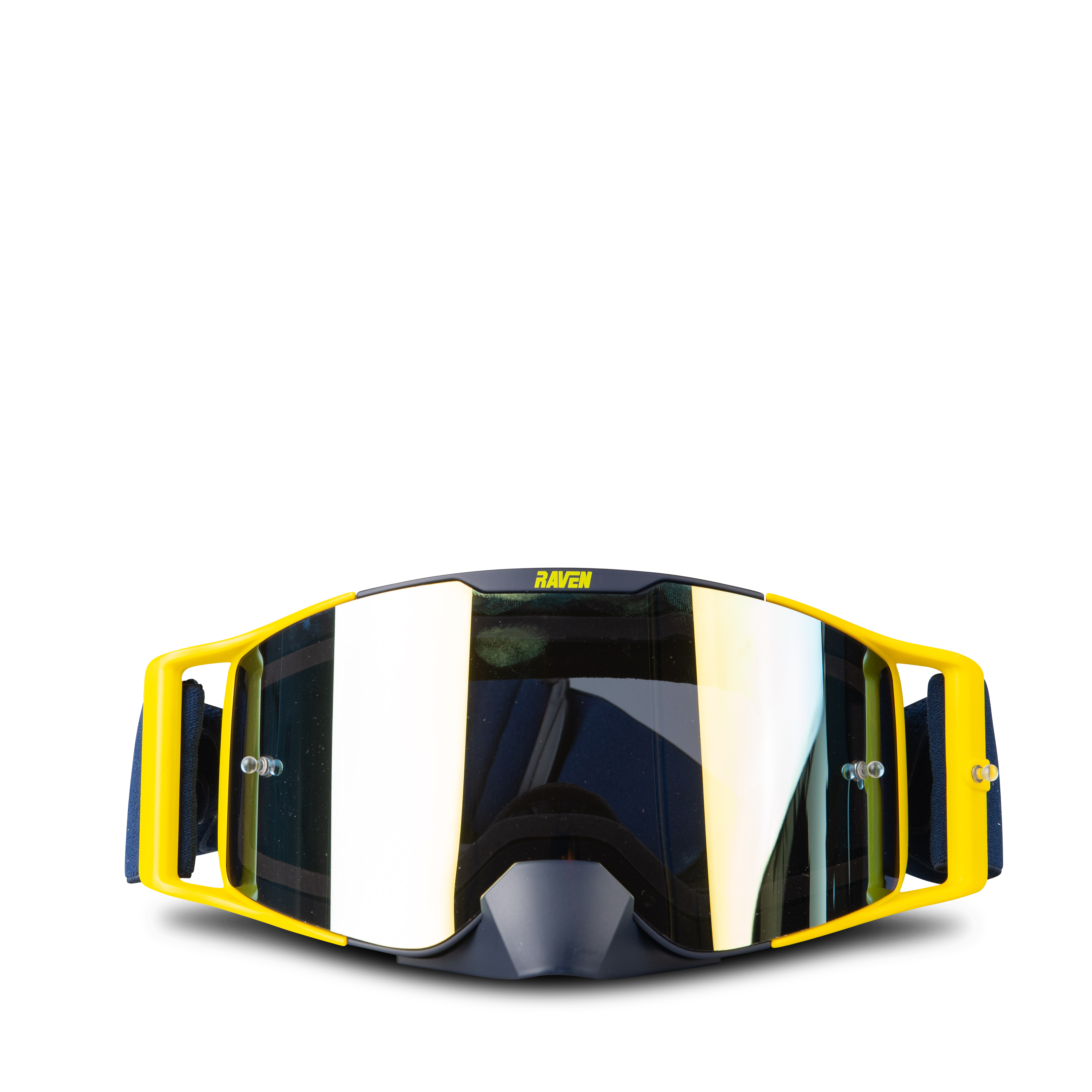 Gafas de Cross Raven Halcon Espejo + Lente Transparente