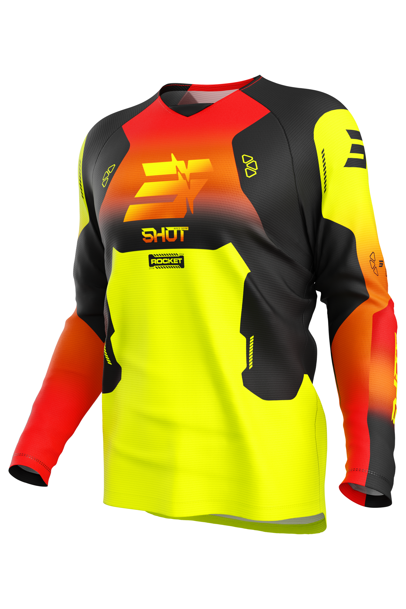 Shot Race Gear Draw Rocket 27 Youth Clothing Kit - Jersey