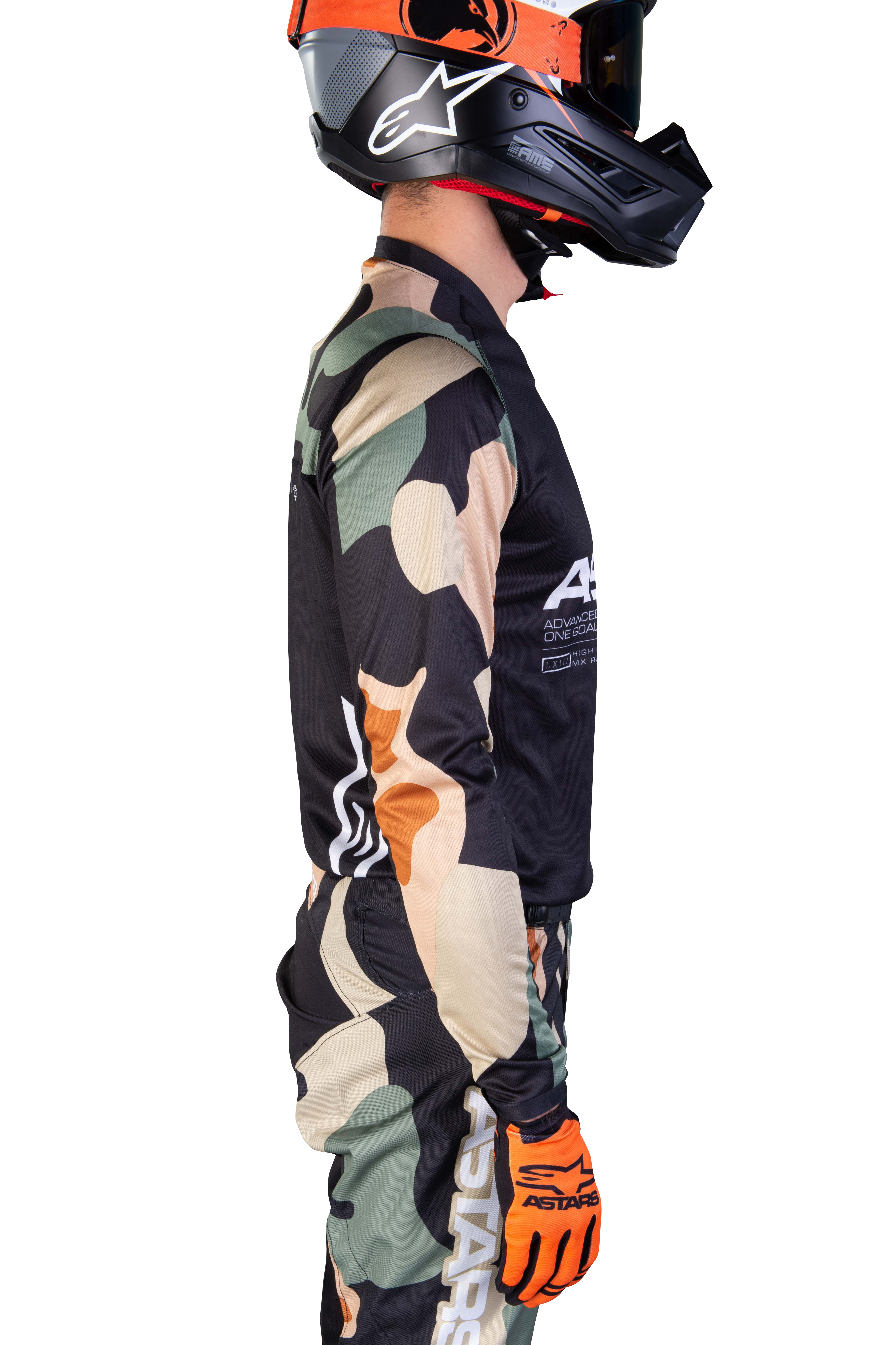 Camiseta de Cross Alpinestars Racer Tactical Desert