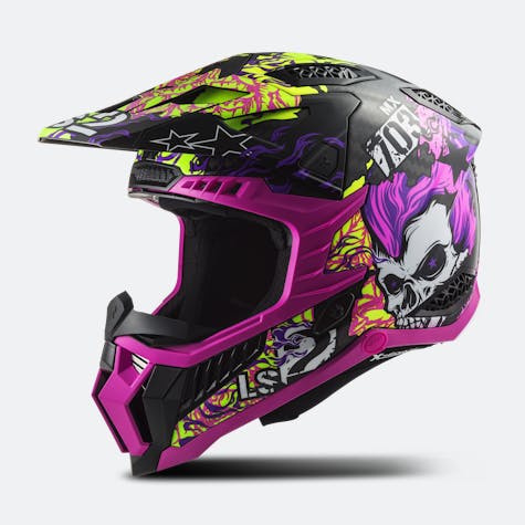Purple motocross helmet sales
