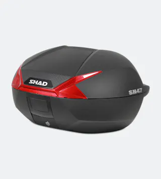 Augšējais Koferis Shad SH47 Sarkans Atstarotājs