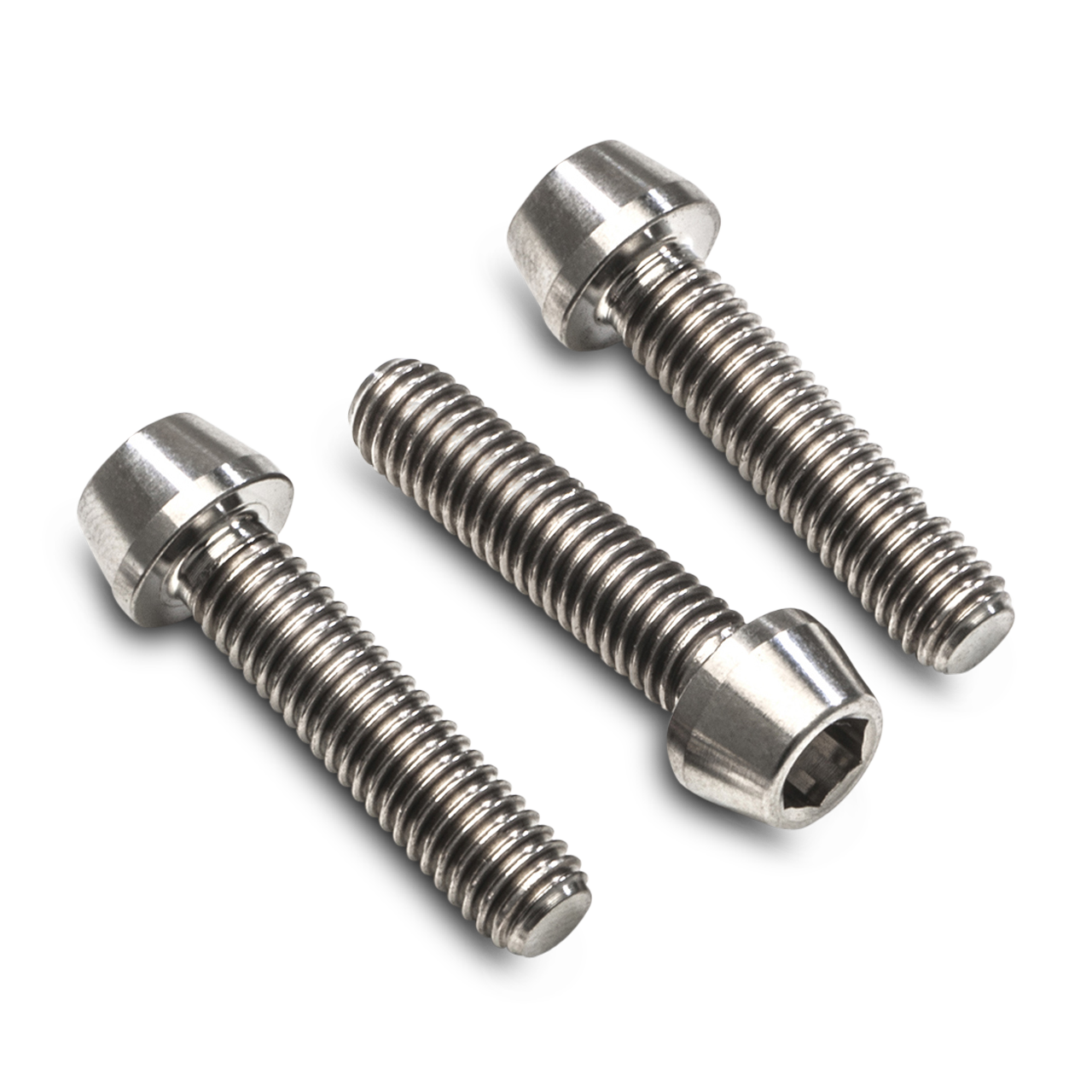 Kit Tornillos CNC Racing Tapa Piñón M6X20 (3 piezas) - Titanio