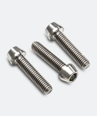 Kit Tornillos CNC Racing Tapa Piñón M6X20 (3 piezas) - Titanio