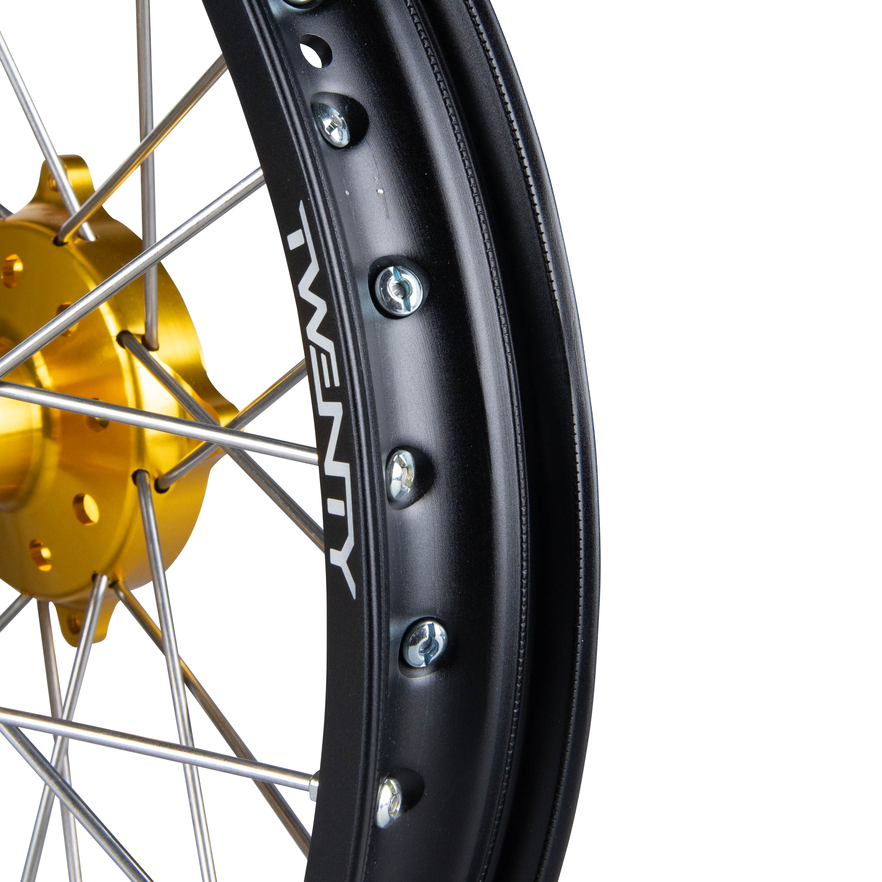 Twenty MX Rear Wheel Black-Gold 18"
