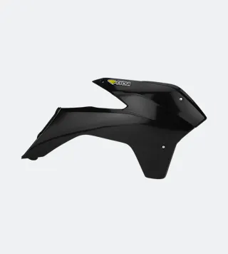 Cycra Powerflow Radiator Shrouds Black