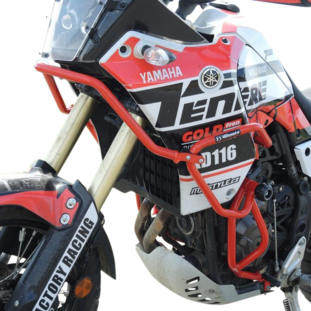 Framebescherming RDMOTO Yamaha Tenere boven + onder