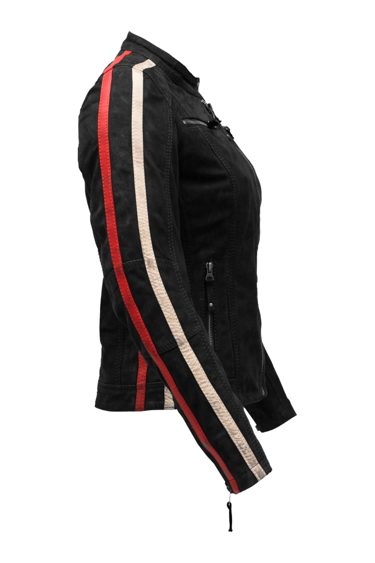 Rusty Stitches Uma Women's Motorcycle Jacket Nubuck