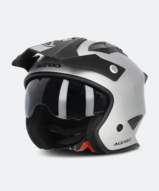 Čelada Z Odprtim Obrazom Acerbis Jet Aria Metallic