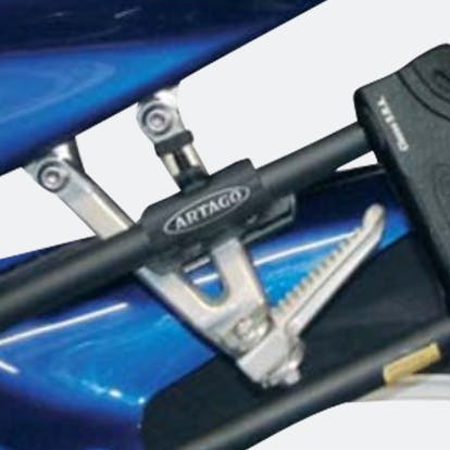 ARTAGO K502 Support Métallique Universel pour Antivols en U fixé sur Tubes  ou vis, pour Vélo et Moto