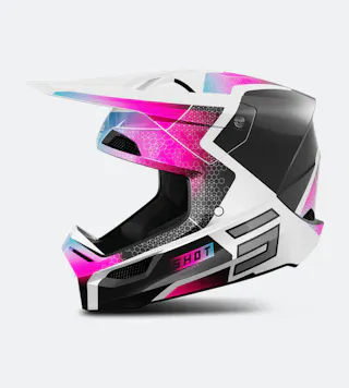 Casco de Cross Niño Shot Furious Kid Phaser