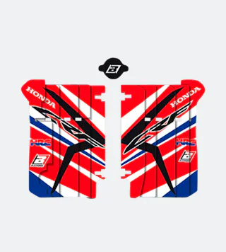Radiatorbeschermingsstickers Blackbird Team HRC Replica