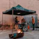 Gazebo XLMOTO Easy-Up con Pareti Nero