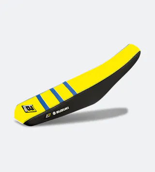 Zadelovertrek Blackbird Replica World Restyle Zwart-Blauw-Geel