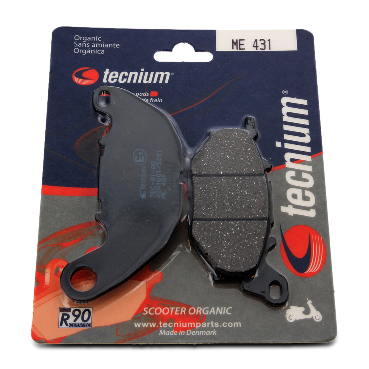 Tecnium Organic Scooter Brake Pads Front