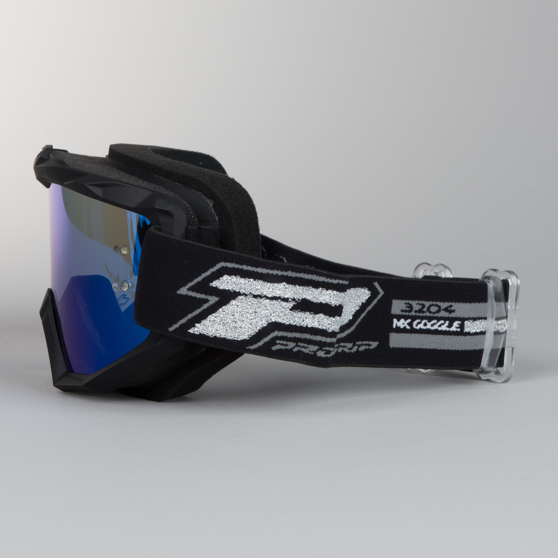 ProGrip 3204 MX Goggle Matte Black/Blue Mirror